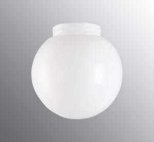 Shade white polyethen globe