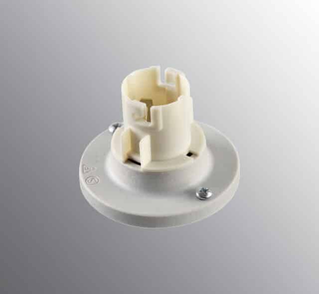 Lamp holder B22 for 52721 for pole scews