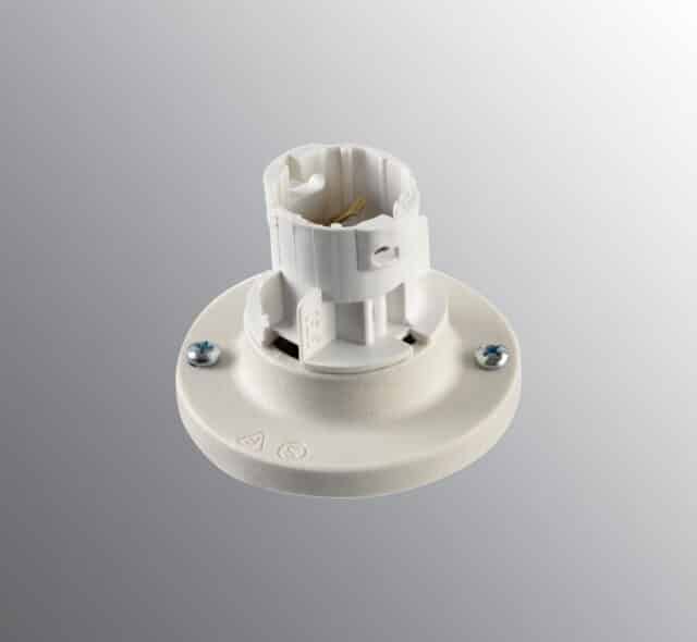 Lamp holder B22 for 52740 and 52741 IP20 for wire connection