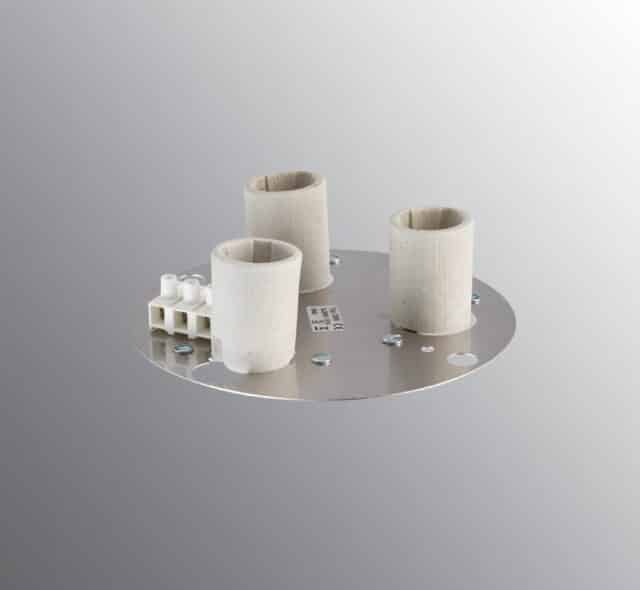 Mounting plate 185,5 mm E14 3 x 28W
