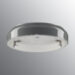 Sockel Ohm 220 bajonett 184 mm grå IP44. Obestyckad